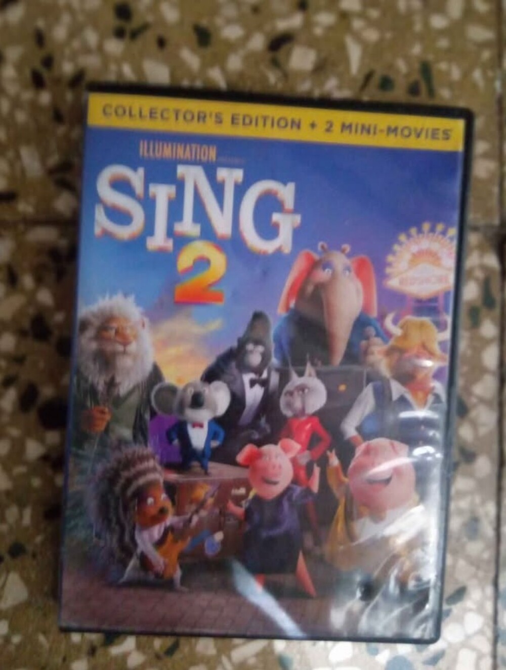 Sing 2 Collector's Edition DVD - Blue Cover